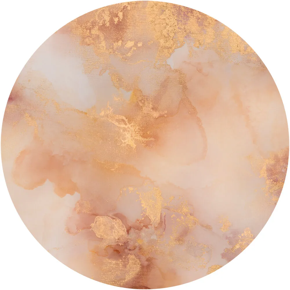 Wall Art - Wallpaper Dolce Vita round 3D Model