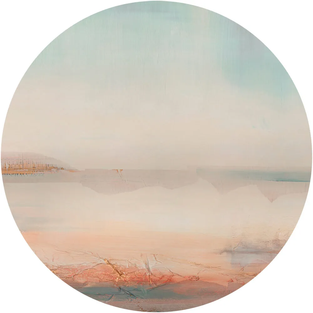 Wall Art - Wallpaper Dusk round 3D Model