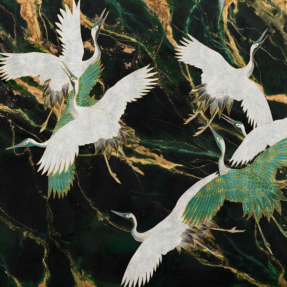 Wall Art - Wallpaper Emerald 3D Model