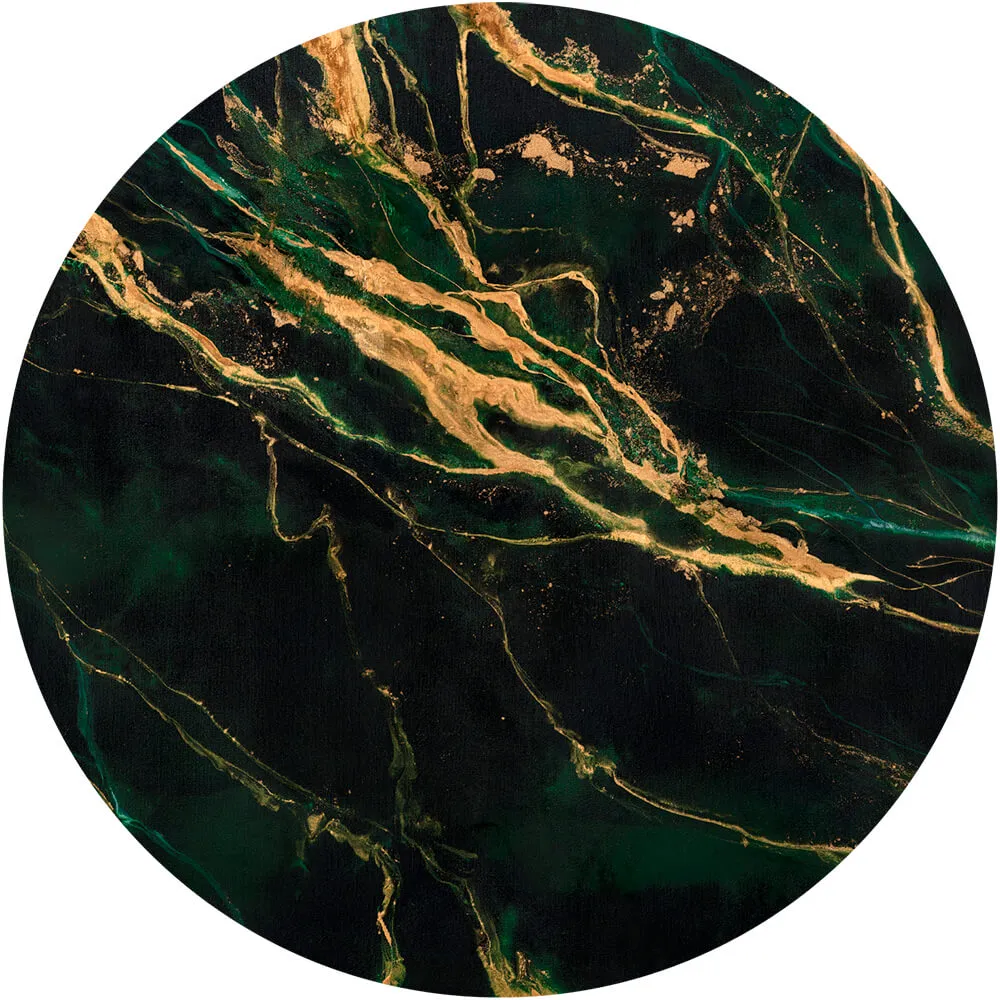 Wall Art - Wallpaper Emerald round 3D Model