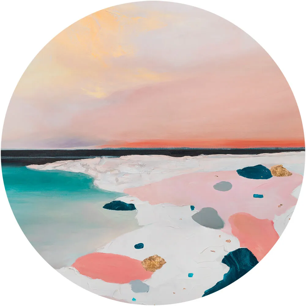 Wall Art - Wallpaper Fuerta  round 3D Model