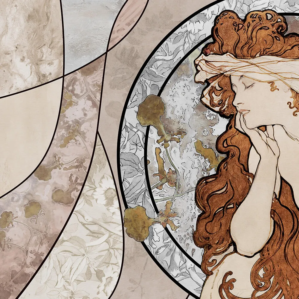 Wall Art - Wallpaper Golden Age 3D Model