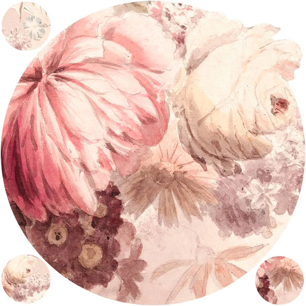 Wall Art - Wallpaper Harmony Earth round 3D Model