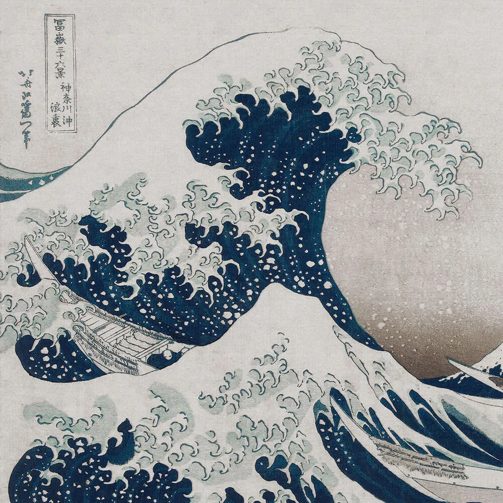 Wall Art - Wallpaper Hokusai 3D Model