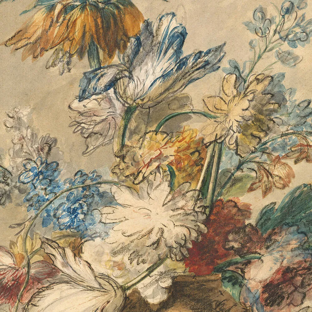 Wall Art - Wallpaper Honey Classic Flower 3D Model