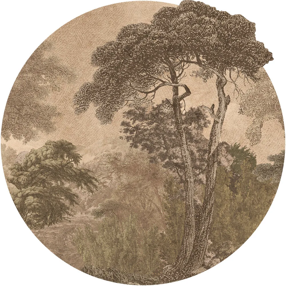 Wall Art - Wallpaper Hood Light round 3D Model