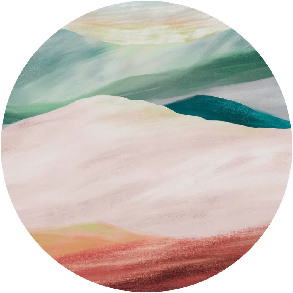 Wall Art - Wallpaper Impression round 3D Model