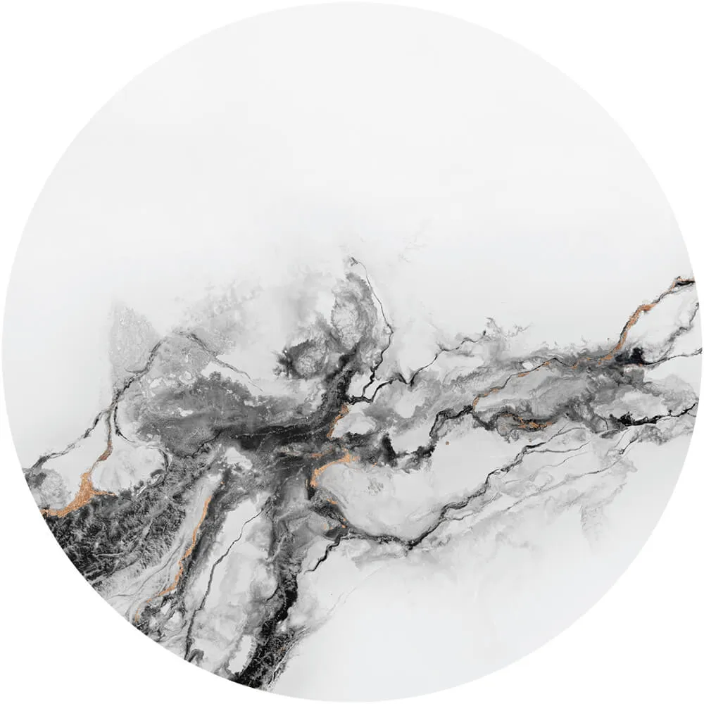 Wall Art - Wallpaper Luna round 3D Model