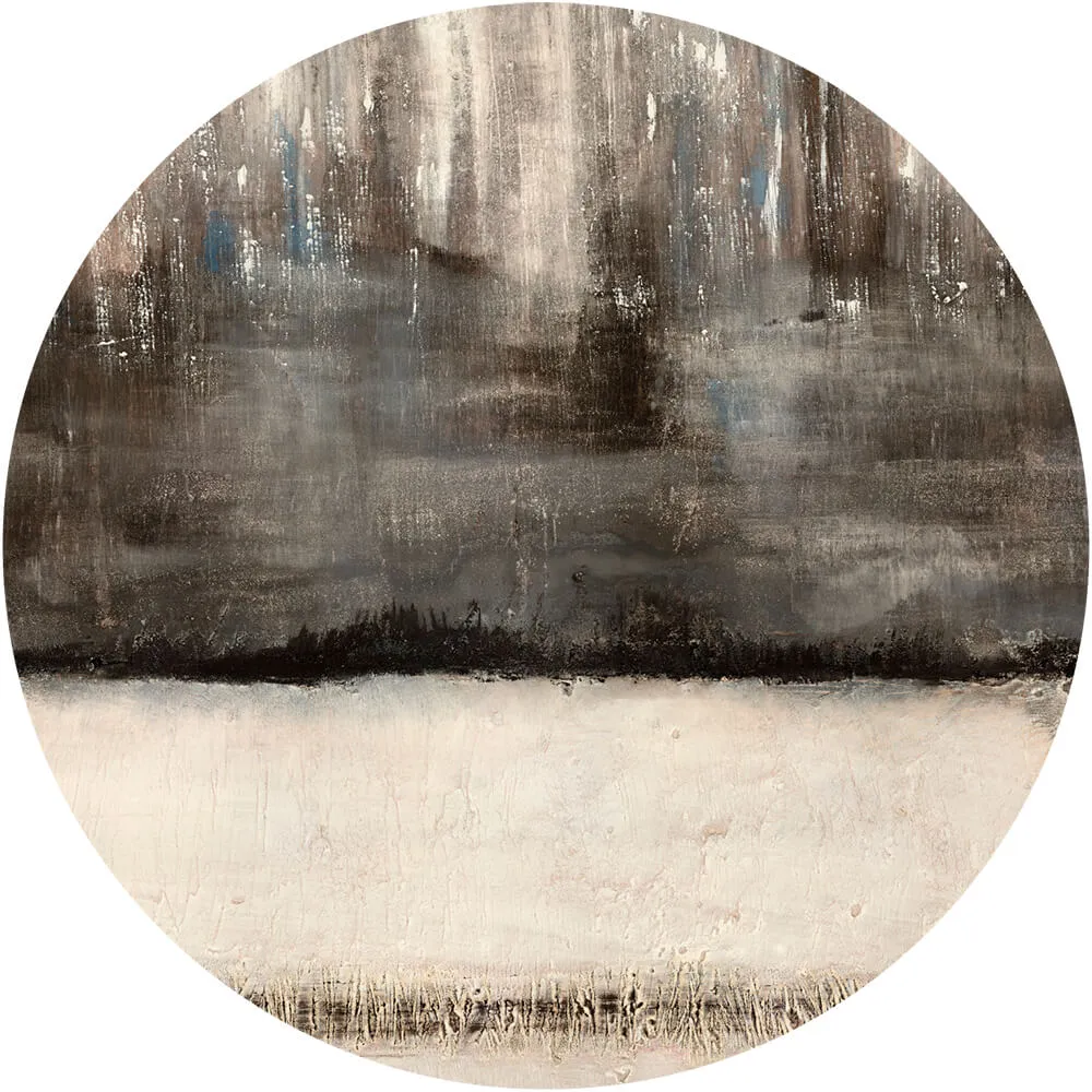 Wall Art - Wallpaper Macadamia round 3D Model