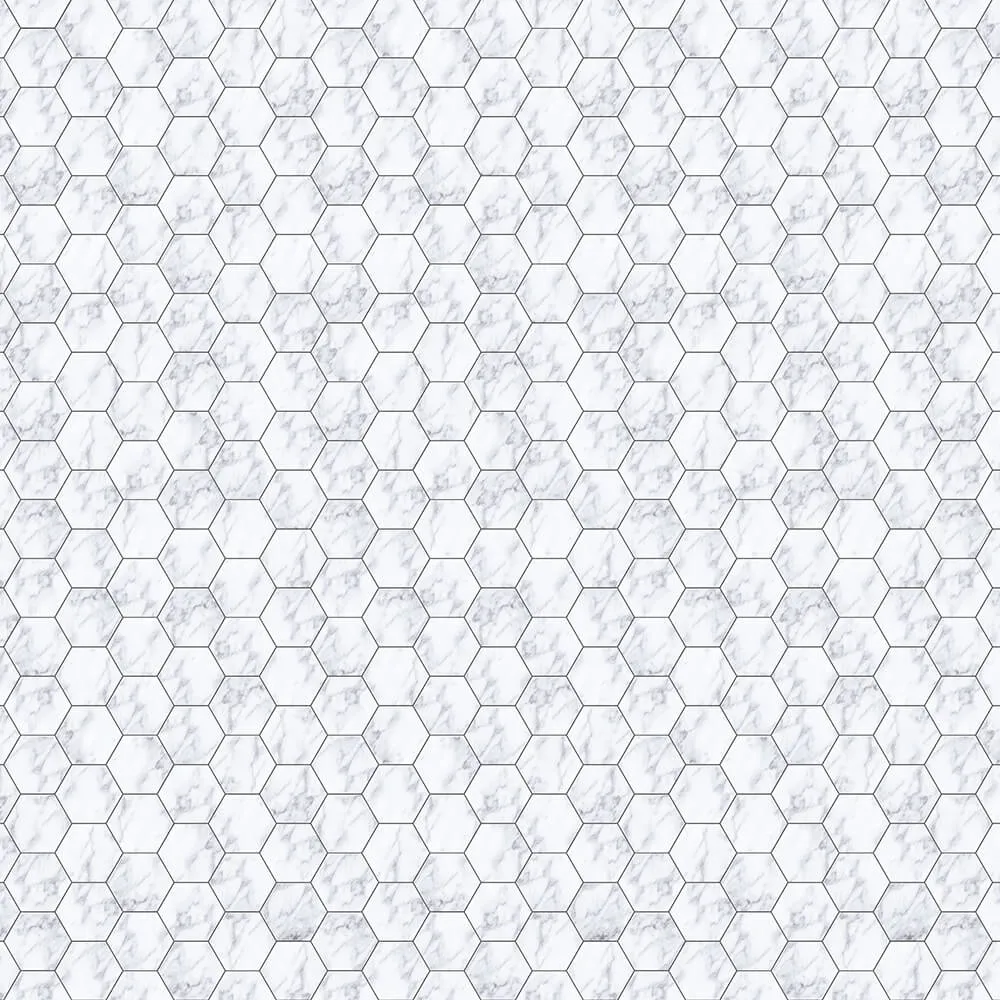 Wall Art - Wallpaper Marble Hex 3D Model
