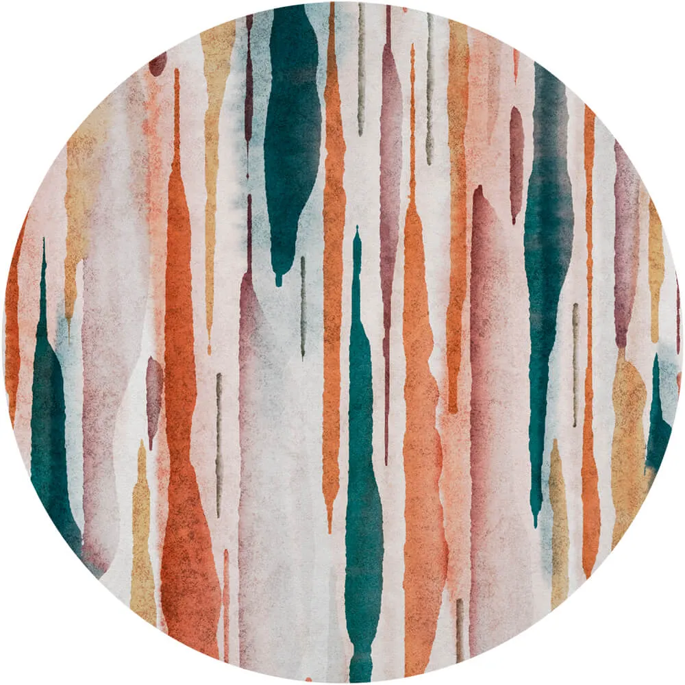 Wall Art - Wallpaper Modan round 3D Model