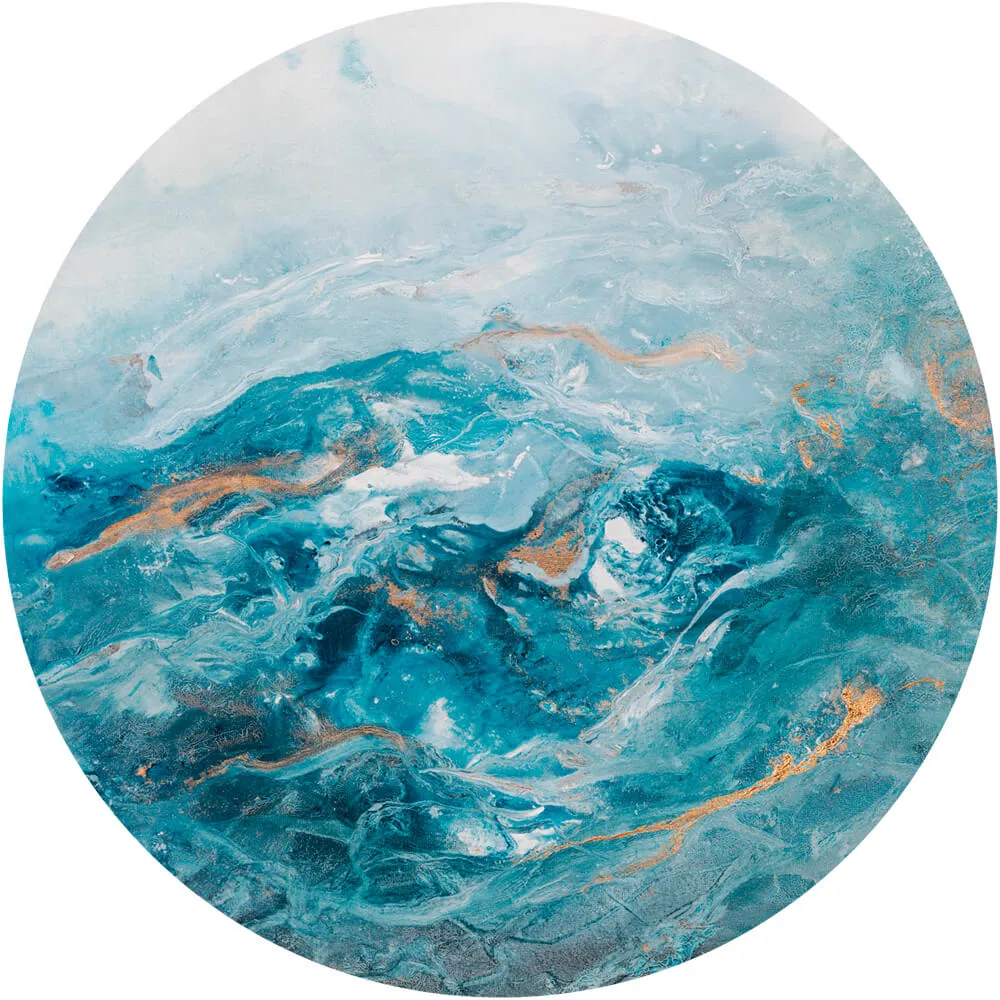 Wall Art - Wallpaper Nereida round 3D Model