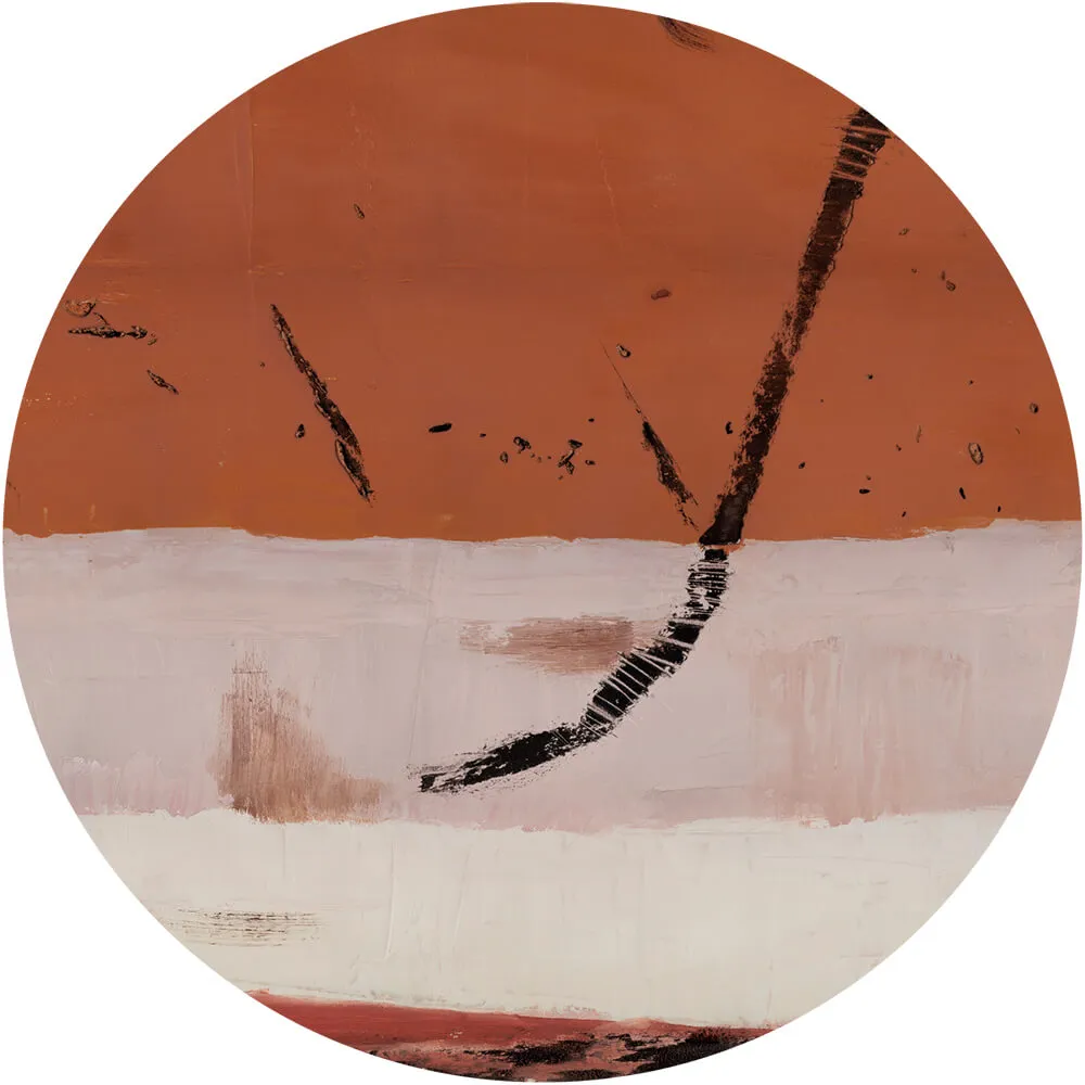 Wall Art - Wallpaper Nocciola round 3D Model