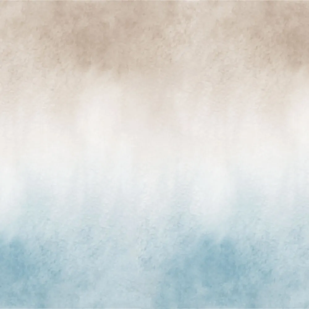Wall Art - Wallpaper Ombre Beige Blue 3D Model