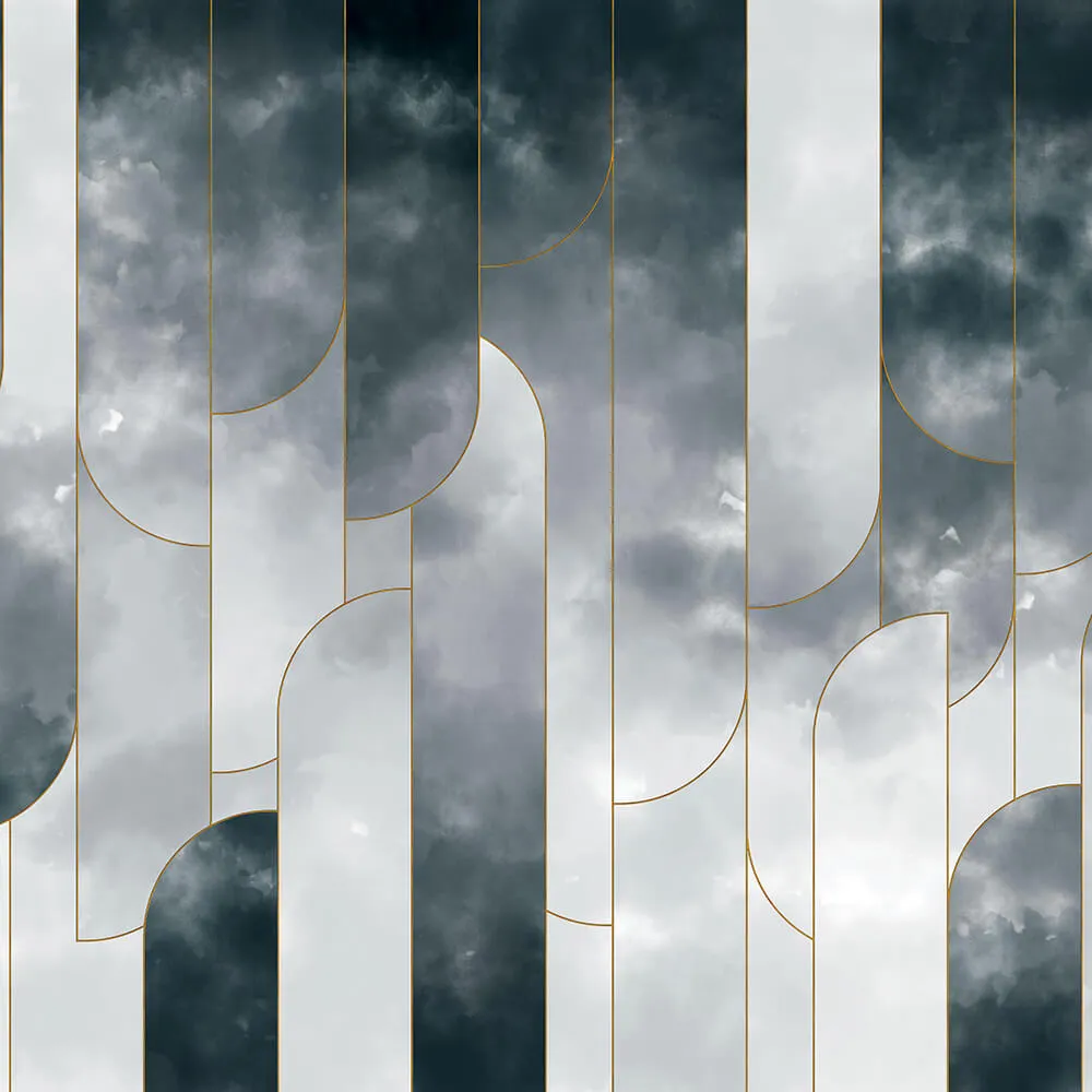 Wall Art - Wallpaper Ombre Crossing 3D Model