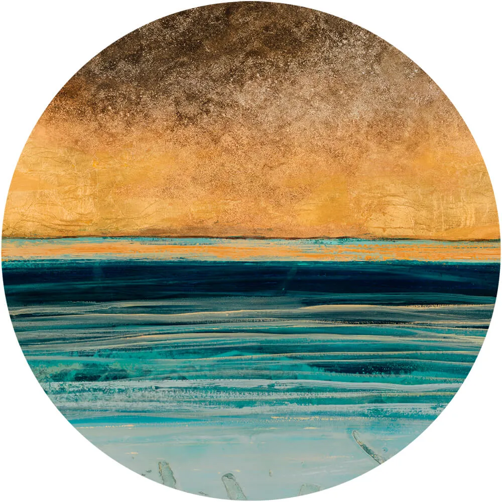 Wall Art - Wallpaper Pecan round 3D Model