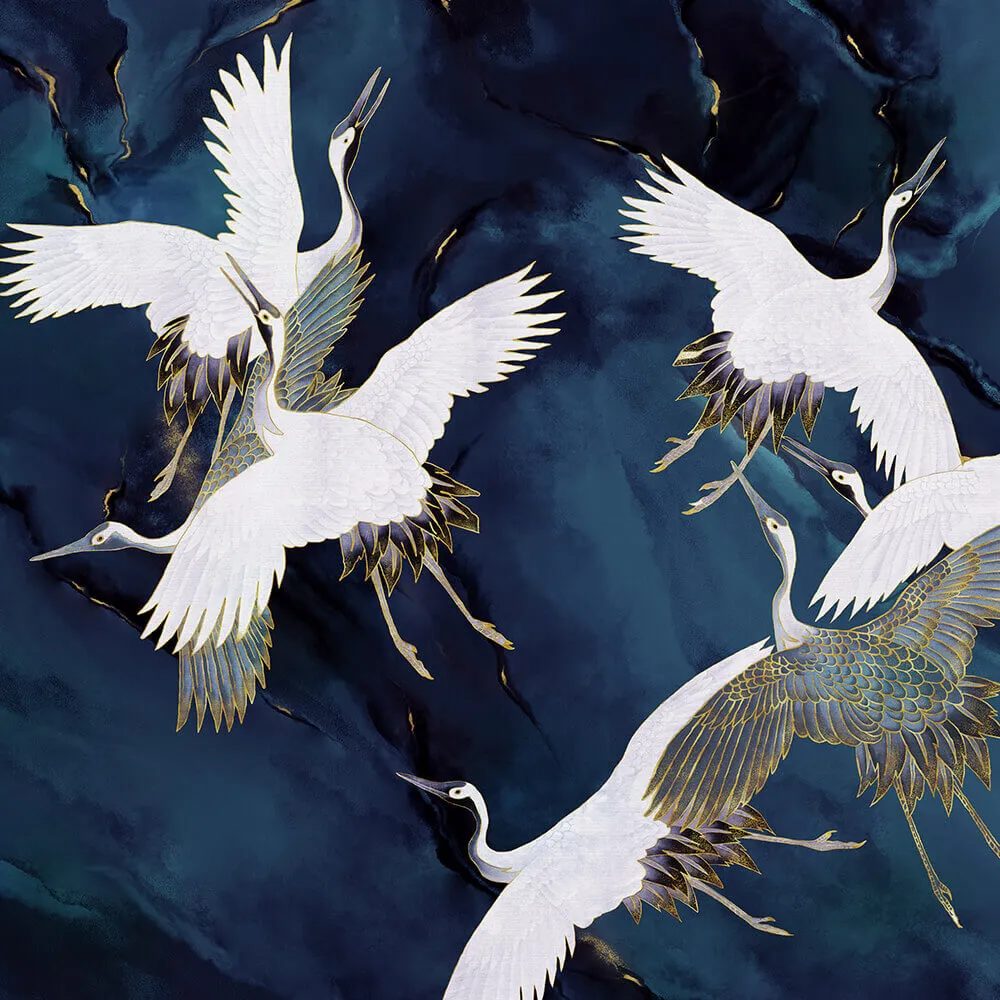 Wall Art - Wallpaper Royal Tsuru 3D Model