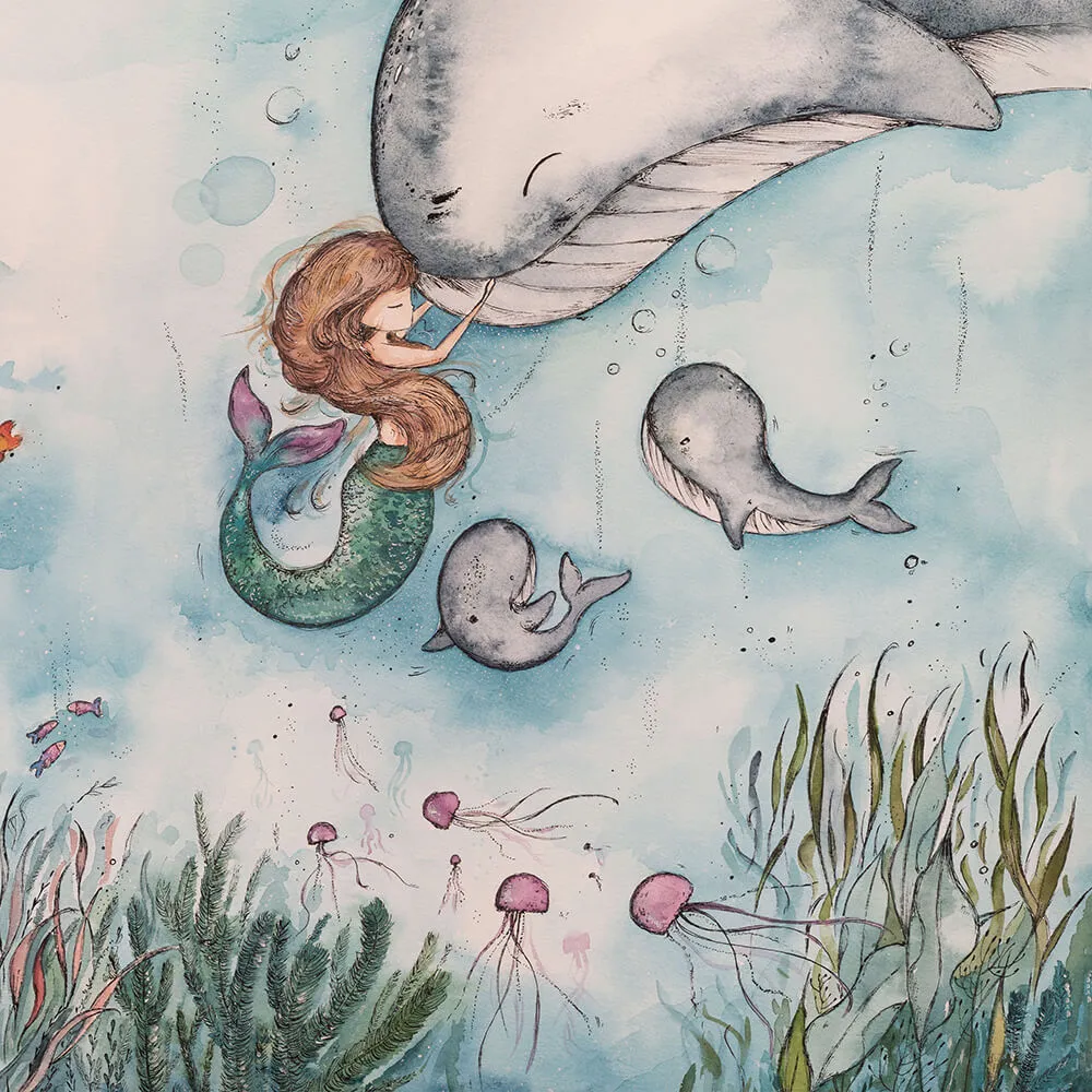 Wall Art - Wallpaper Sea Child 3D Model