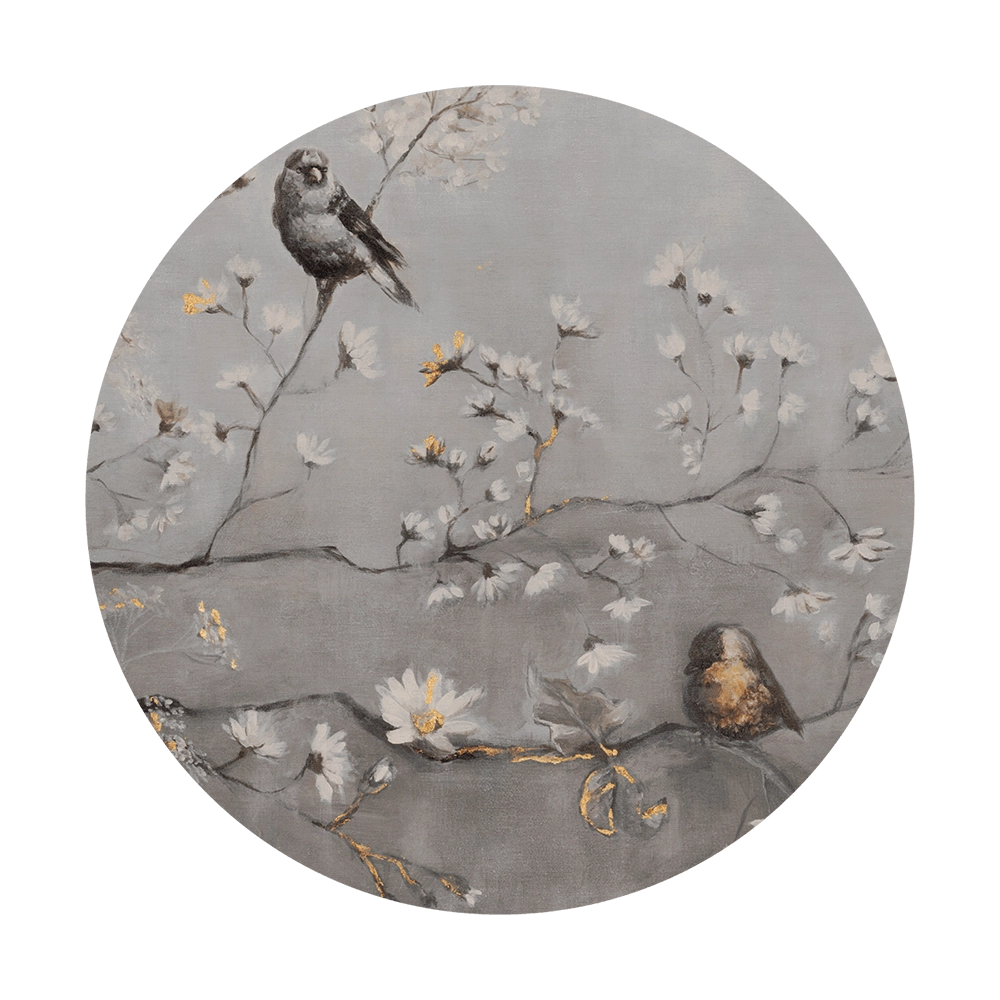 Wall Art - Wallpaper Swing round 3D Model