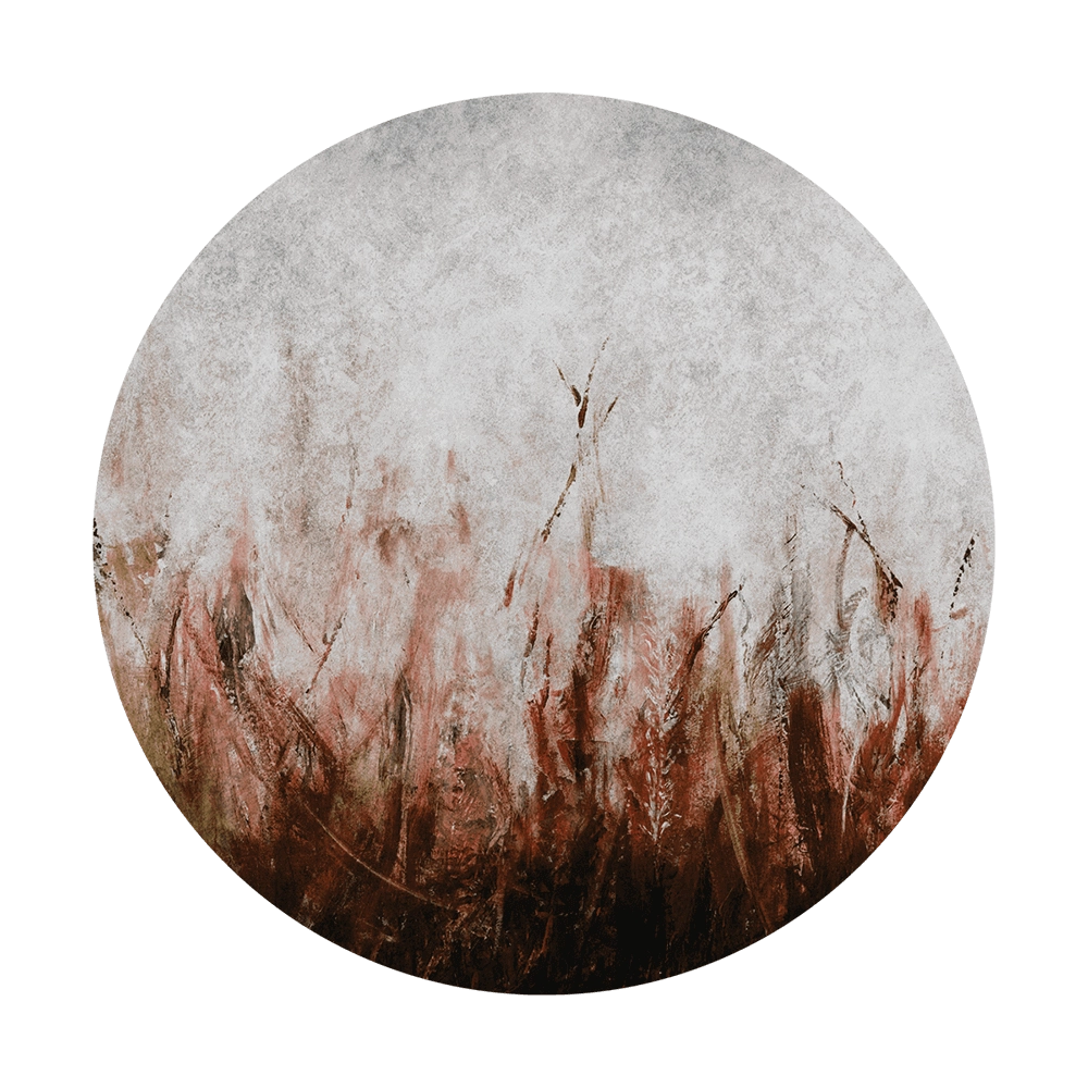 Wall Art - Wallpaper Tosca Rust round 3D Model