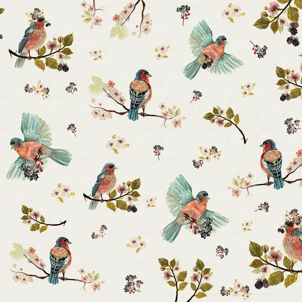 Wall Art - Wallpaper Uccello Cantante 3D Model