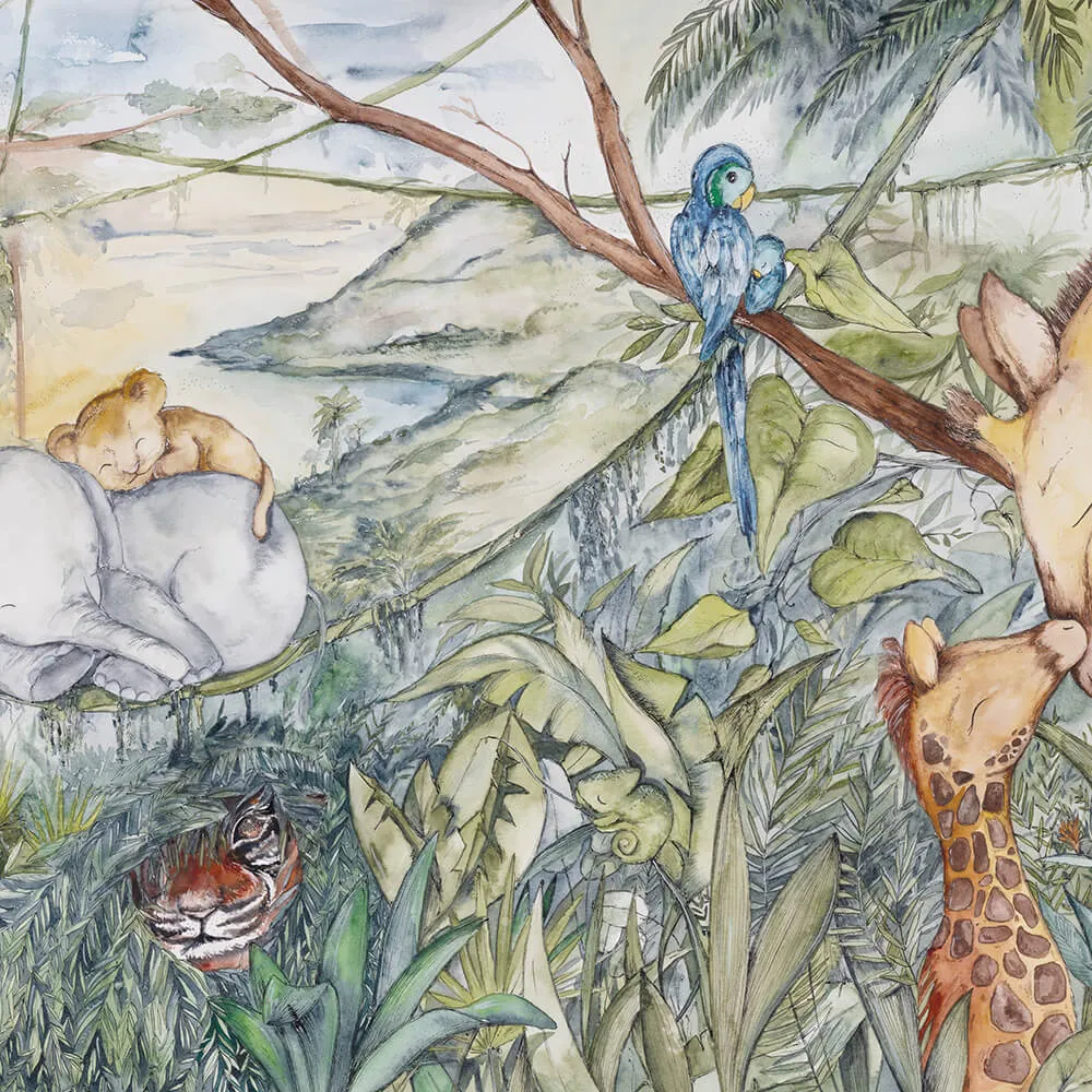 Wall Art - Wallpaper Wild Life 3D Model