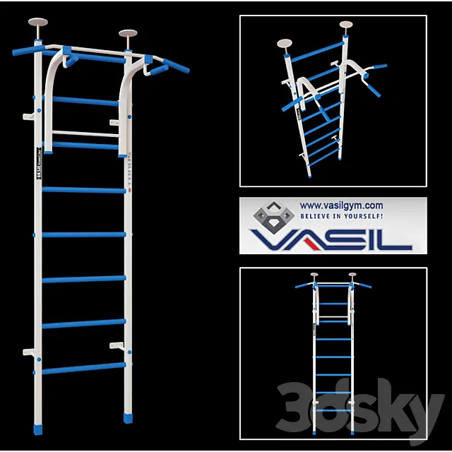 wall bars + horizontal bar Free Download
