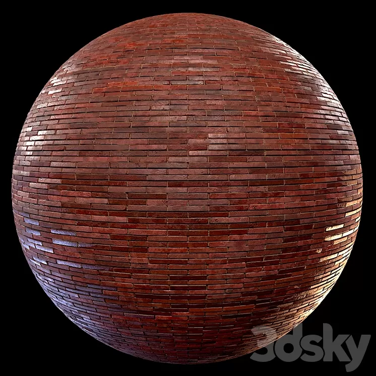Wall Brick Design-12-PBR 3D Model