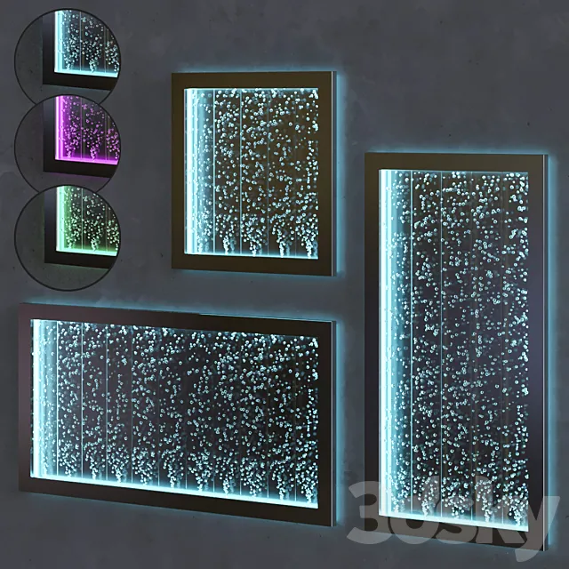 Wall Bubble Panels 3DModel