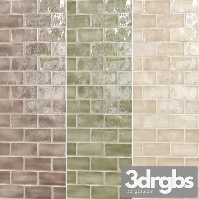 Wall Ceramic Tile 3D Model Free