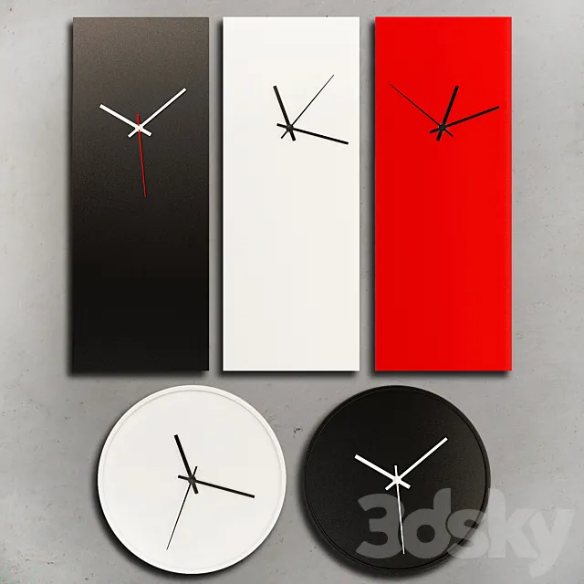 Wall clock 20 3D Model