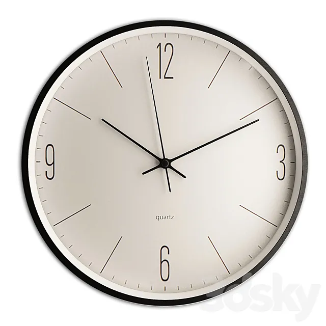 Wall clock 22 3D Model
