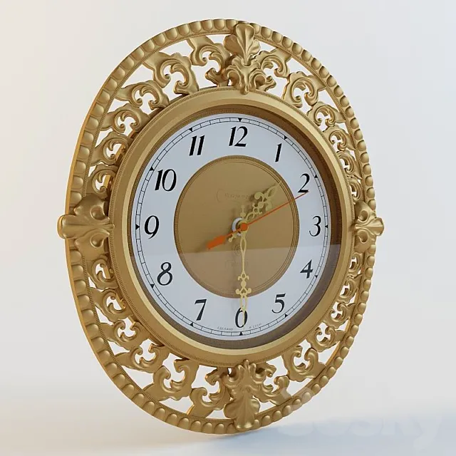 Wall clock 3D Model