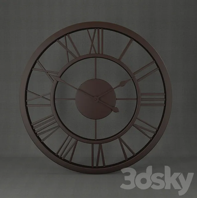 Wall clock 3DModel