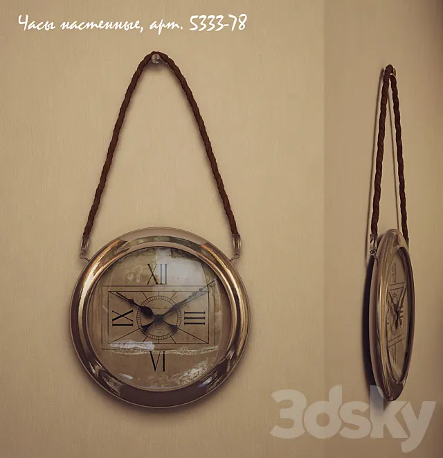 Wall clock. art. 5333-78 3DModel