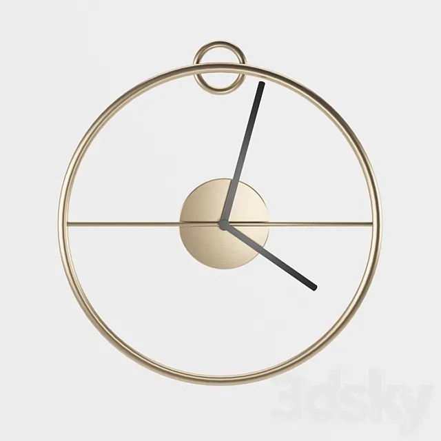 Wall Clock BLOOMINGVILLE 3D Model