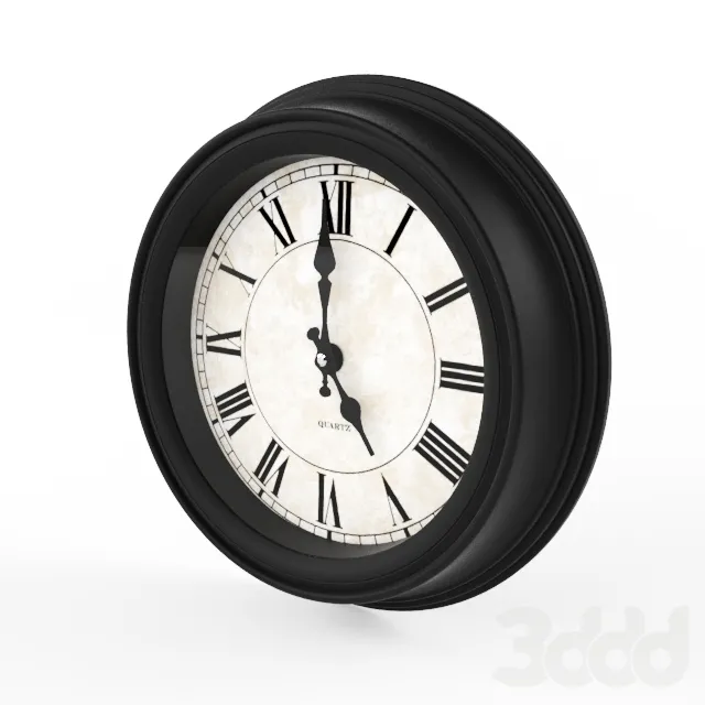 Wall Clock Ex. China 3D Model