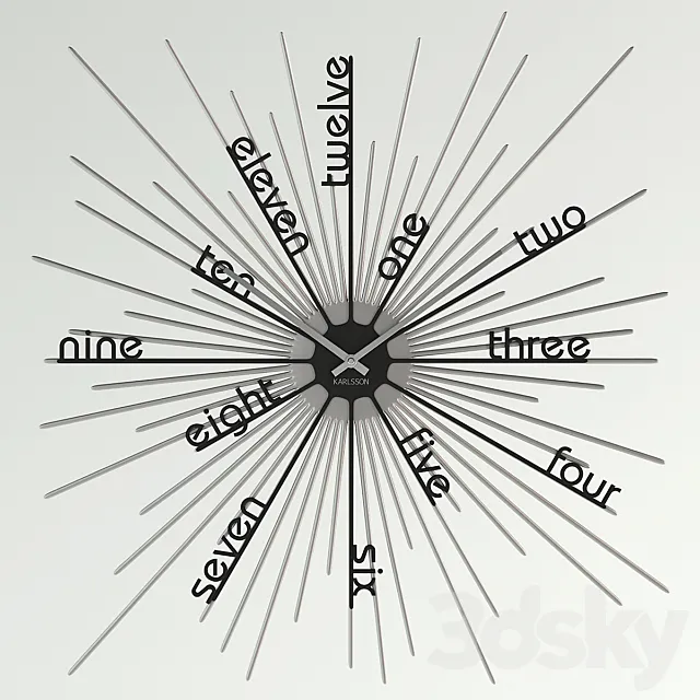 Wall clock KARLSSON Free Download