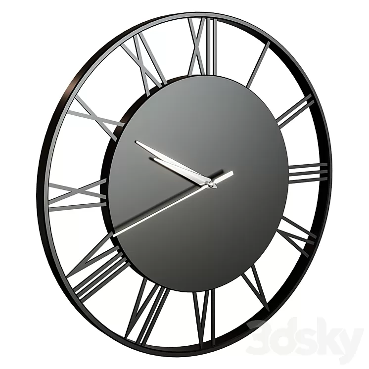 Wall Clock Manigault Clock 3D Model Free