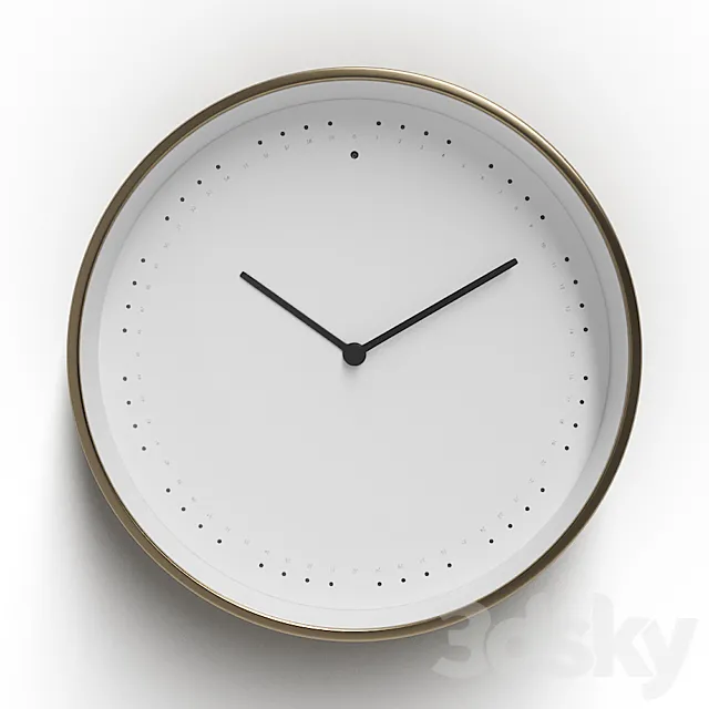 Wall clock PANORERA 3D Model