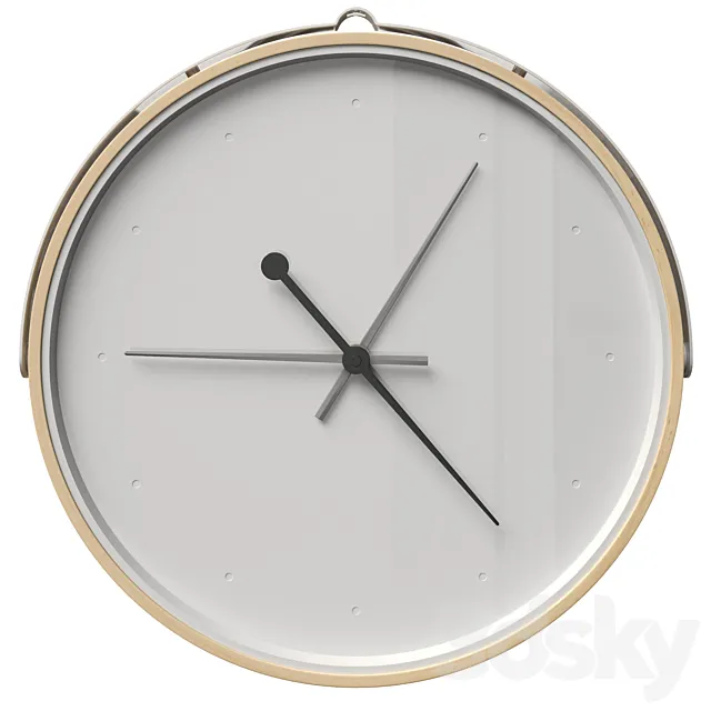 Wall clock Rotblota Rotblot Ikea 3D Model
