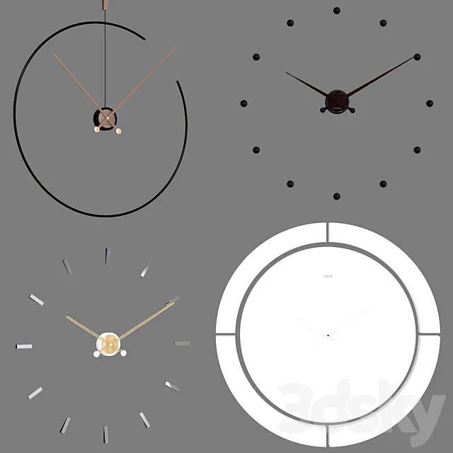WALL CLOCKS 3D Model