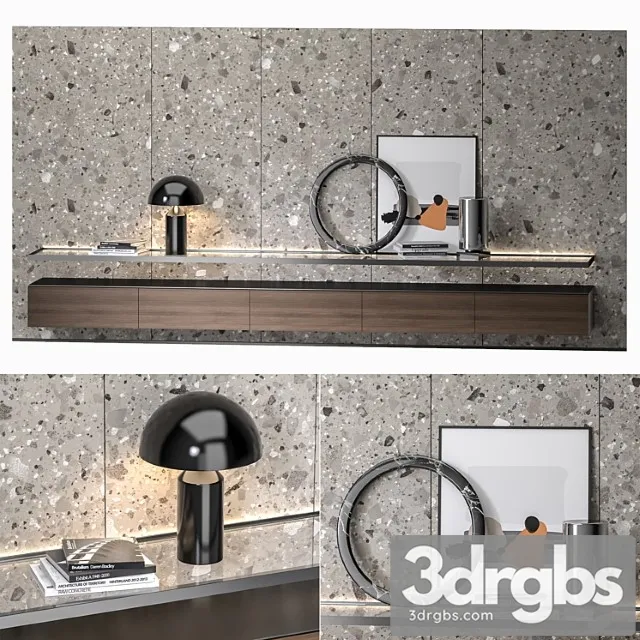 Wall console 2 3D Model Free