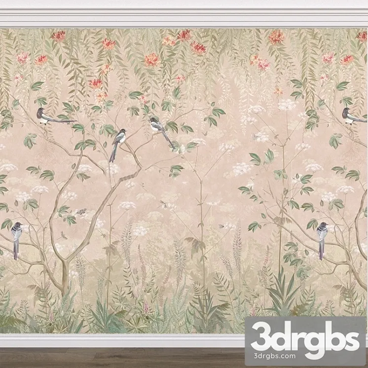 Wall Covering af513 3D Model Free