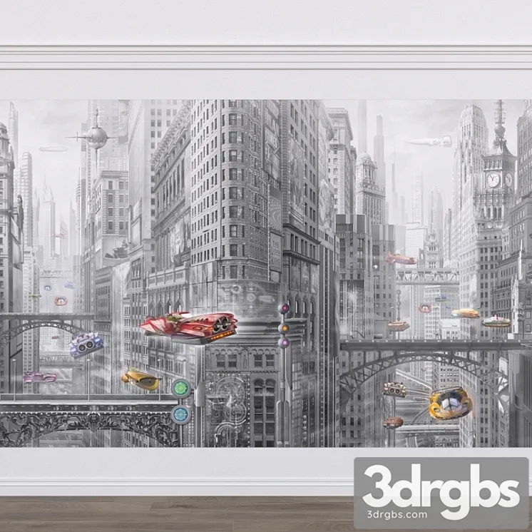 Wall Covering af678 3D Model Free