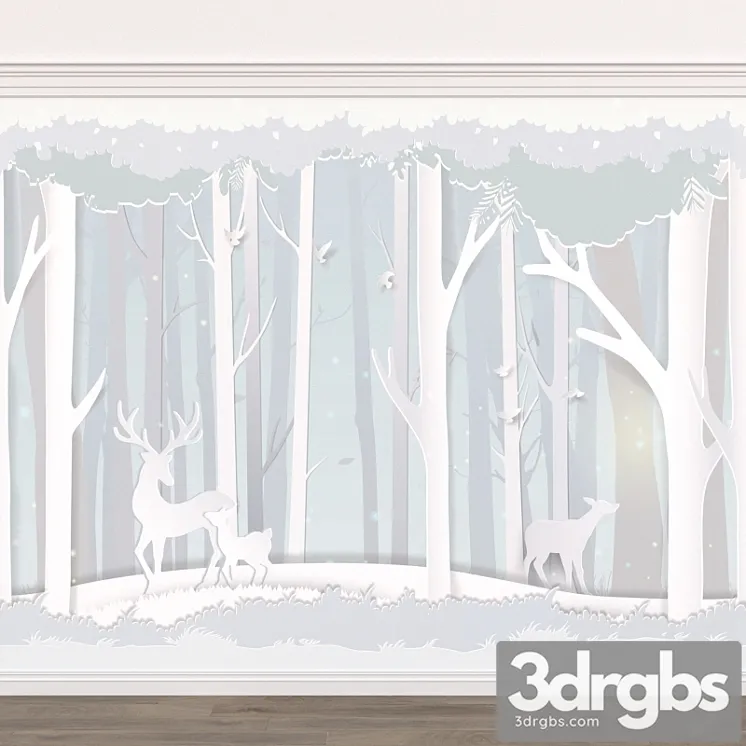 Wall Covering zk661 3D Model Free