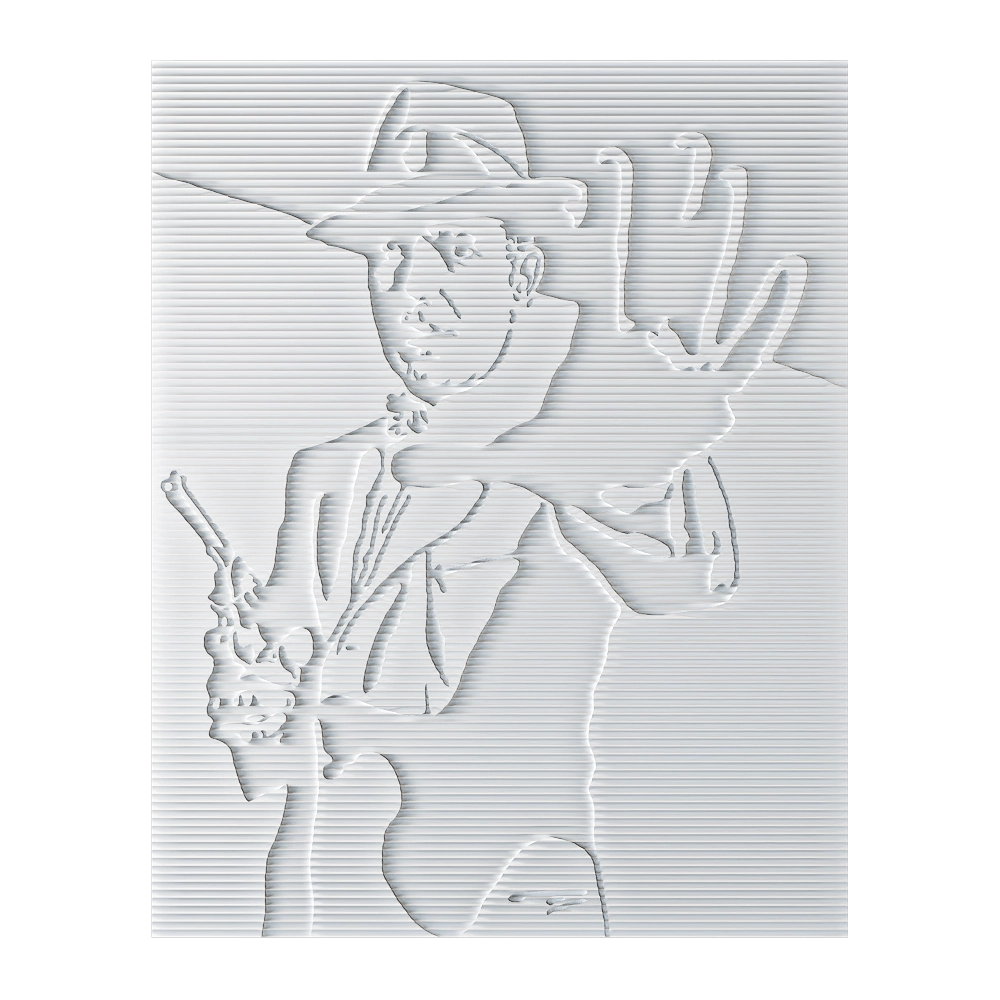 Wall deco - AL CAPONE B-33 3D Model