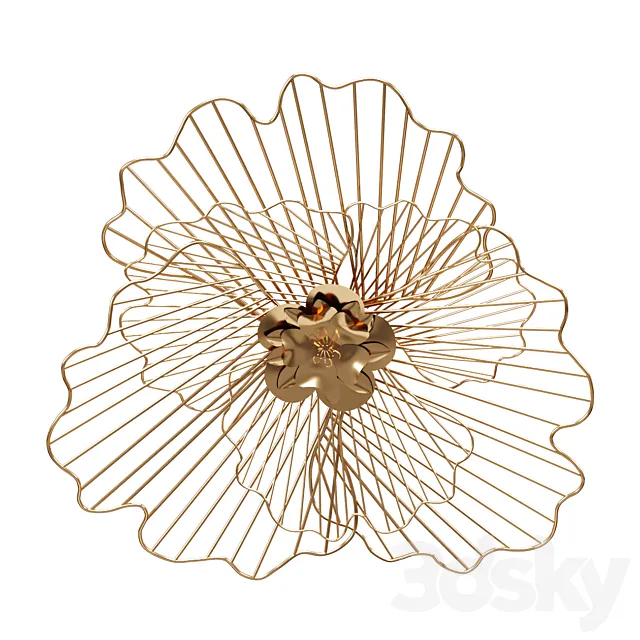 WALL DECOR "FLOWER" 3D Model