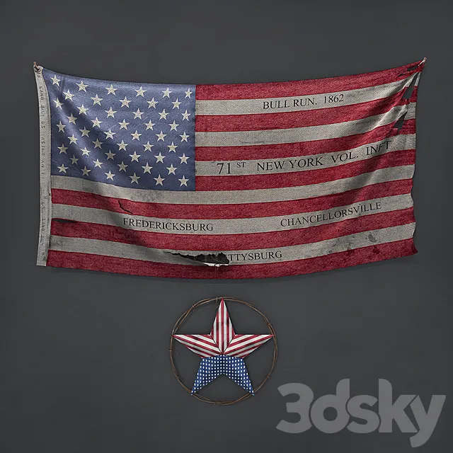 Wall decor "Pieces of History" 3DModel