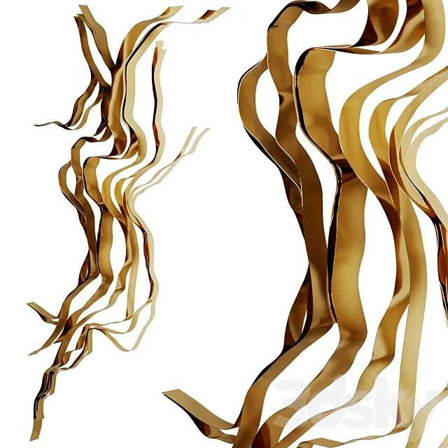 Wall Decor Stripes 1 3DModel